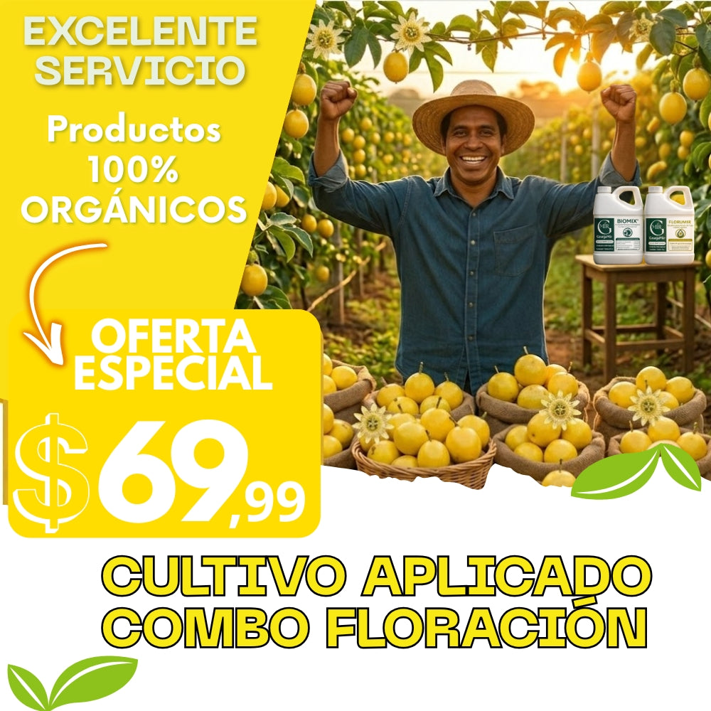 Combo floración para el cultivo de maracuyá