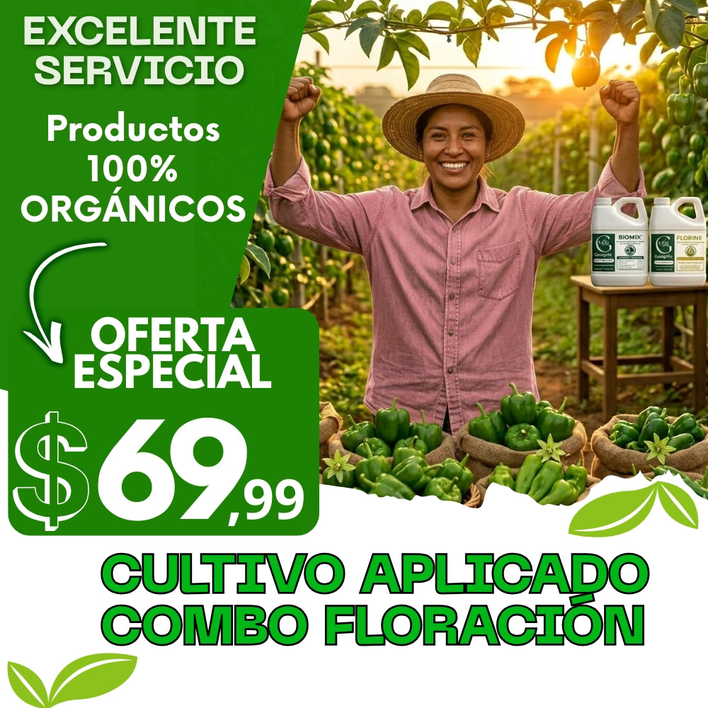 Combo floración para el cultivo de pimiento