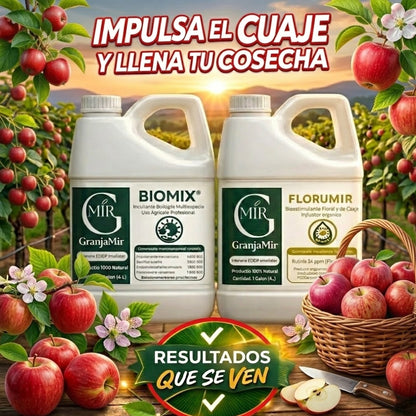 Combo floración para el cultivo de manzana