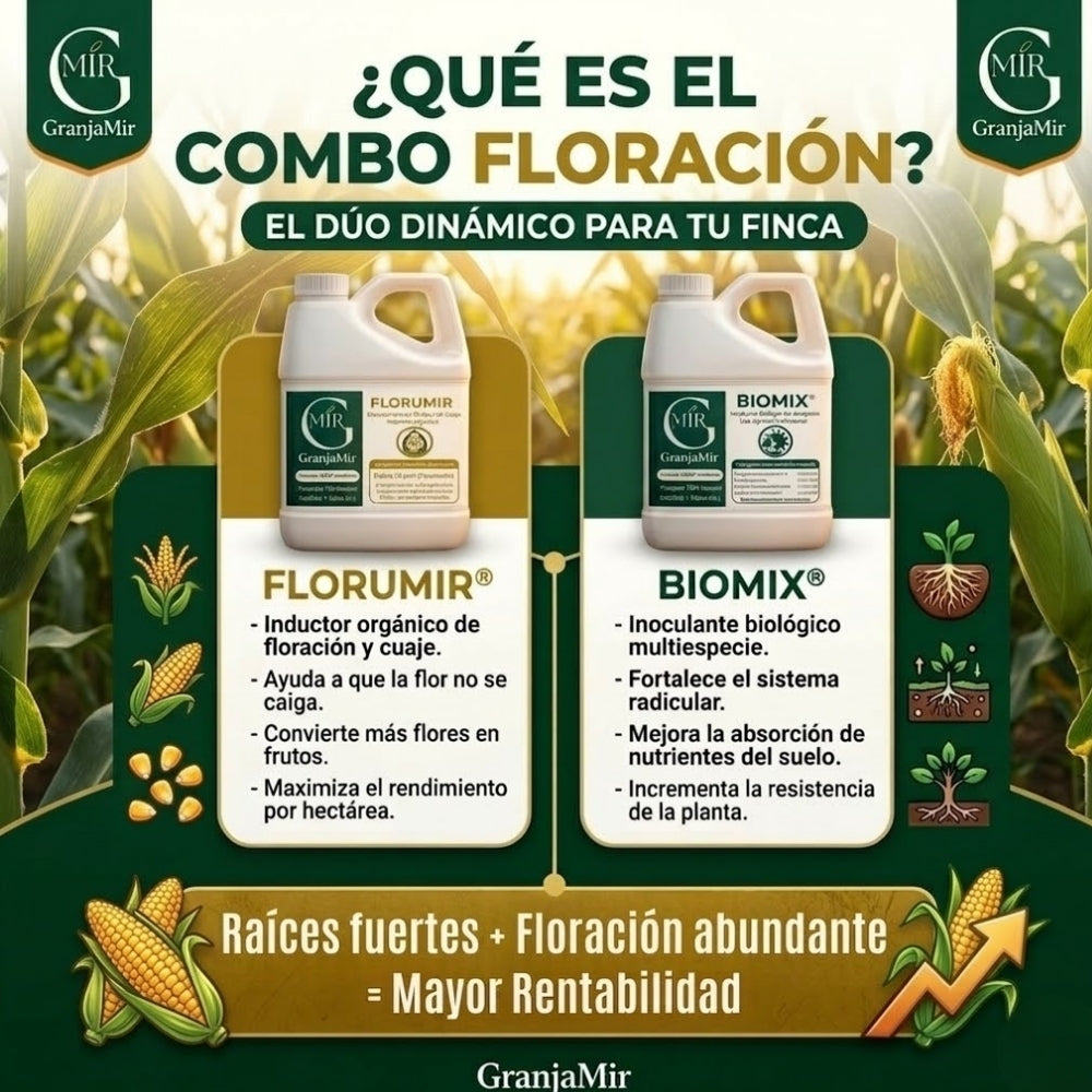 COMBO FLORACIÓN PARA CULTIVO DE MAÍZ