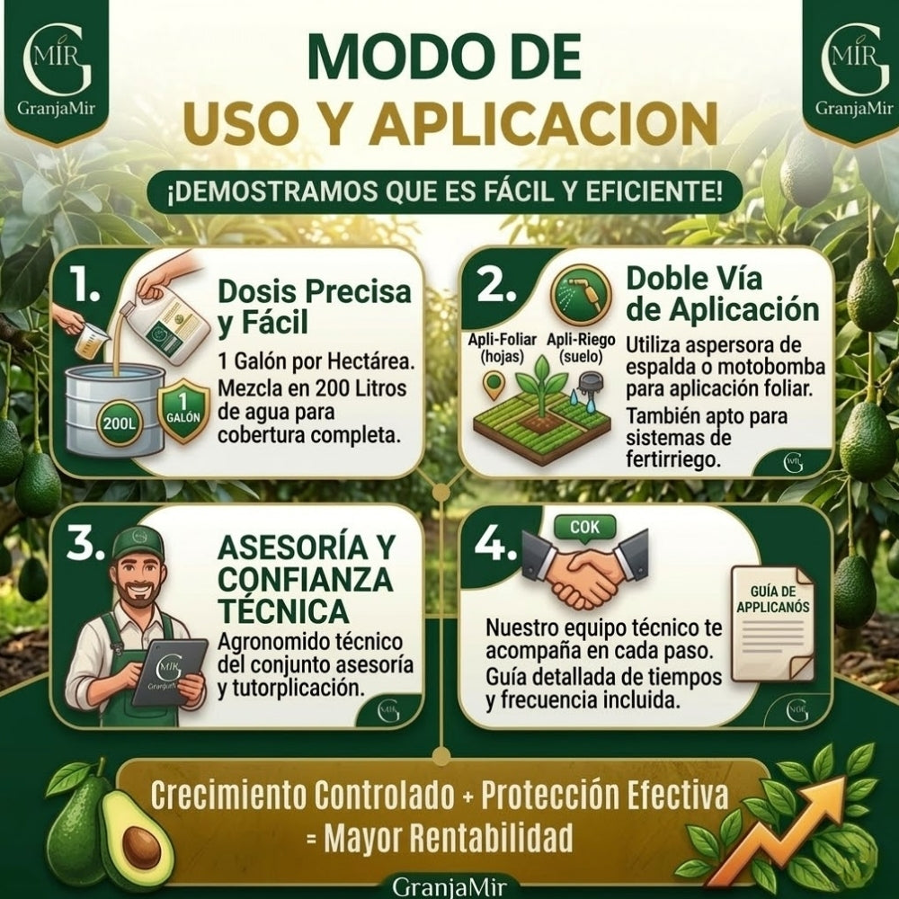COMBO FLORACIÓN PARA CULTIVO DE AGUACATE