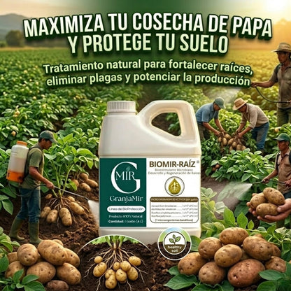BIOMIR RAIZ PARA ELIMINAR PLAGAS DEL CULTIVO DE PAPAS