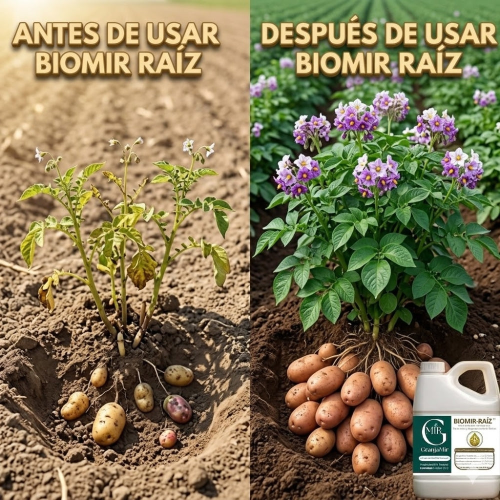 BIOMIR RAIZ PARA ELIMINAR PLAGAS DEL CULTIVO DE PAPAS