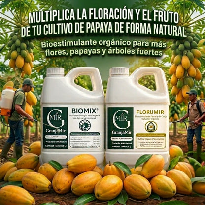 COMBO FLORACIÓN PARA CULTIVO DE PAPAYA