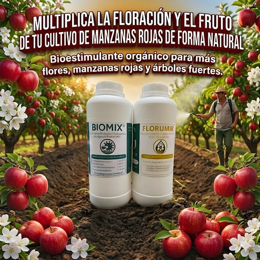 Combo floración para el cultivo de manzana